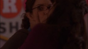 30 Rock Lesbian Kiss, Salma Hayek and Tina Fey Lesbian Kiss