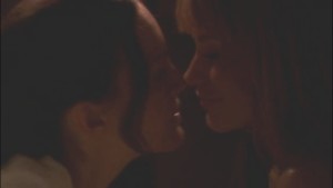 Lesbian Kiss, Cameron Richardson and Carla Gallo