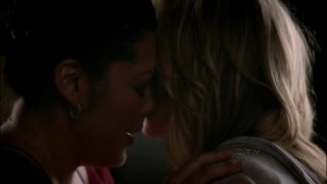 Callie and Arizona, Grey's Anatomy Lesbian Kiss