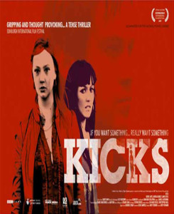 Kicks 2009, Starring: Nichola Burley and Kerrie Hayes lesbian kiss Kicks lesmedia