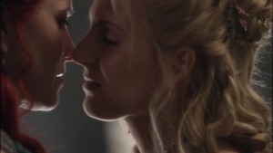 Viva Bianca and Lucy Lawless, 2010 Lesbian Kiss Spartacus Blood and Sand Watch Online lesmedia