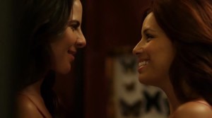 Eva Longoria and Kate del Castillo Lesbian Kiss, Without Men Lesbian Movie Watch Online lesbian media