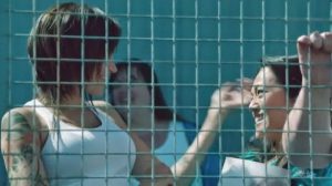 Franky & Kim Lesbian Kiss Wentworth (27 May 2014)