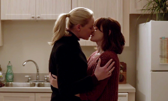 Jenny's Wedding Lesbian Kiss